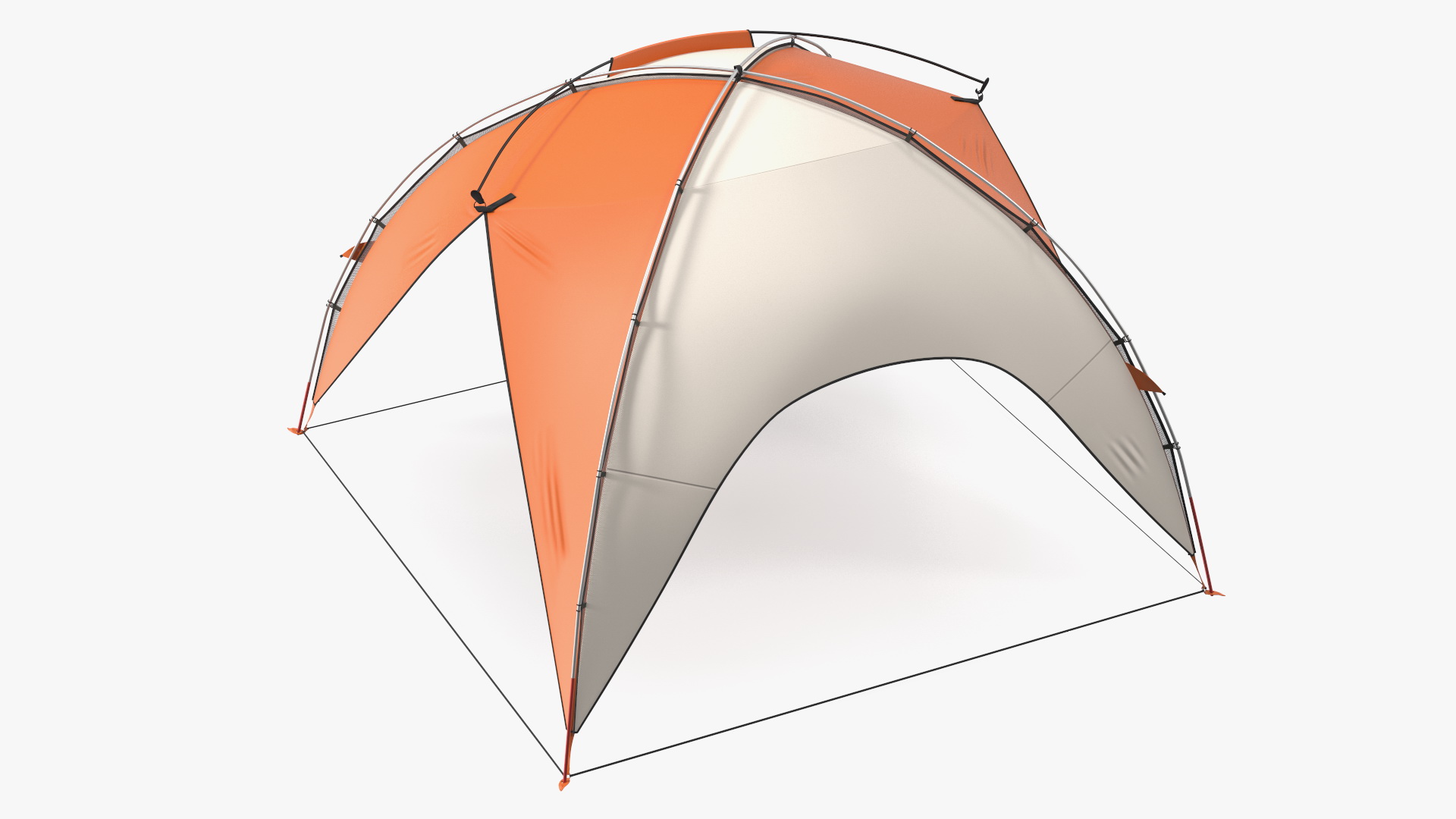 Outdoor Sun Shelter Tent 3D model