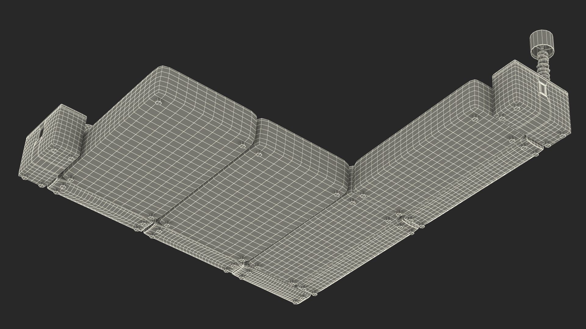 3D Corner Sofa
