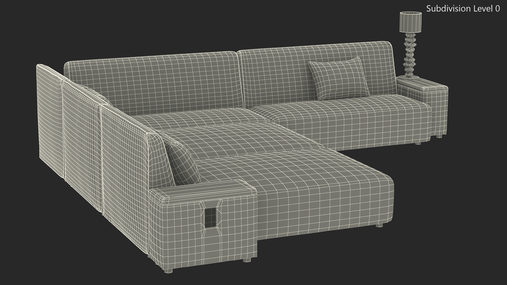 3D Corner Sofa