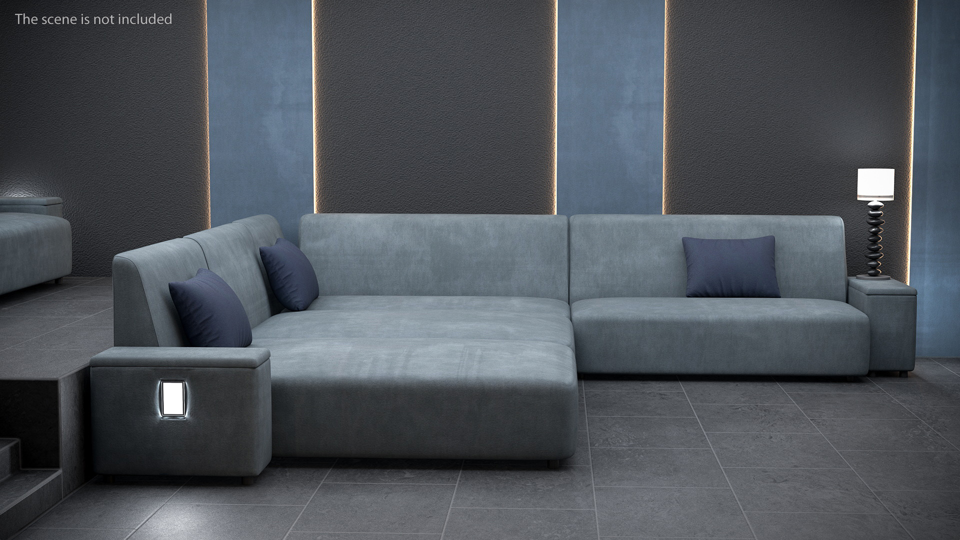 3D Corner Sofa