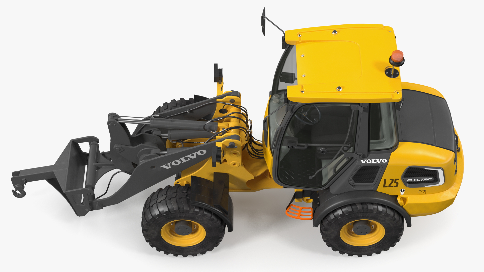 Volvo L25 Electric Loader with Material Handling Arm 3D