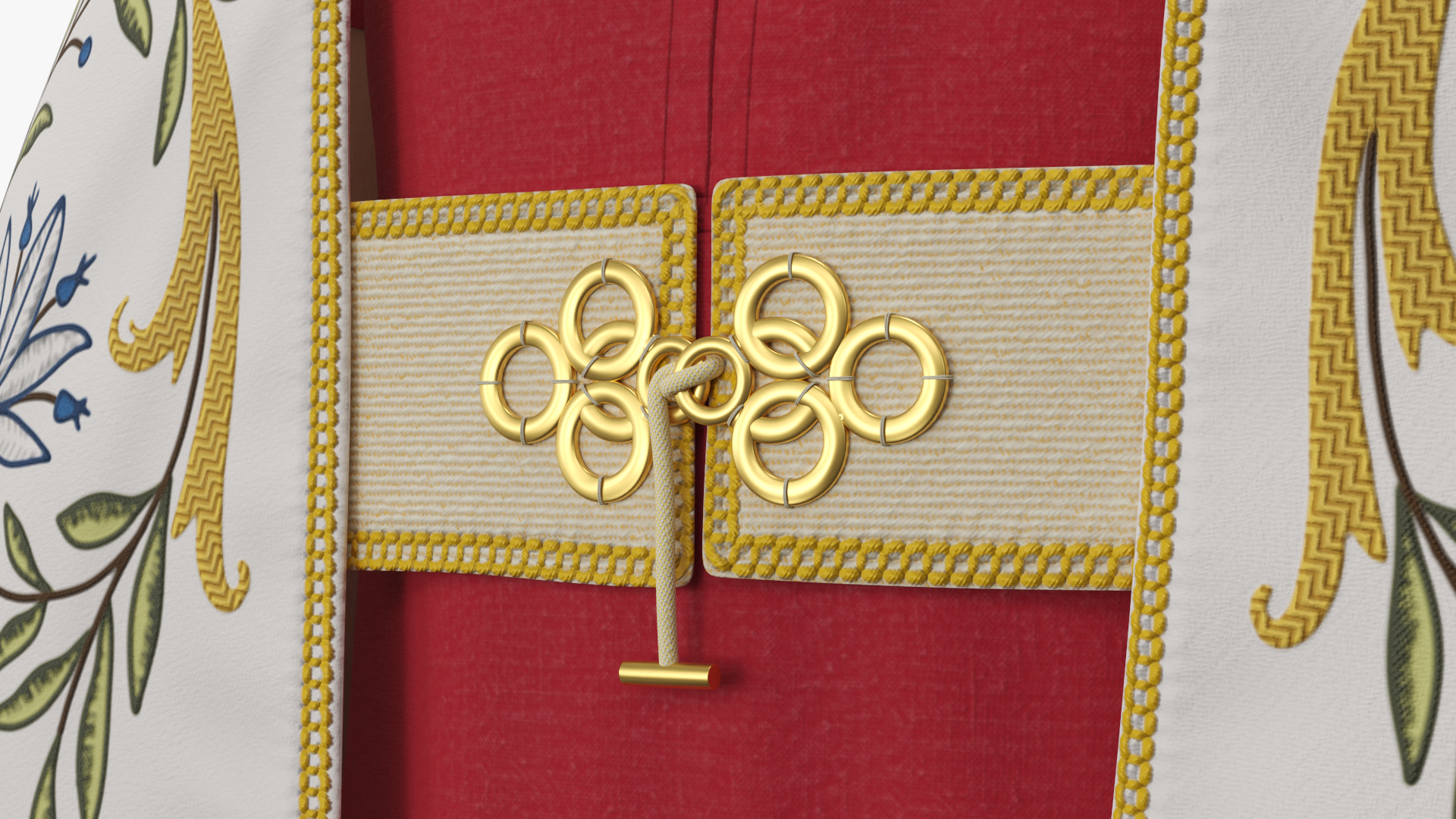 Vatican Liturgical Mantle on Man - view 7