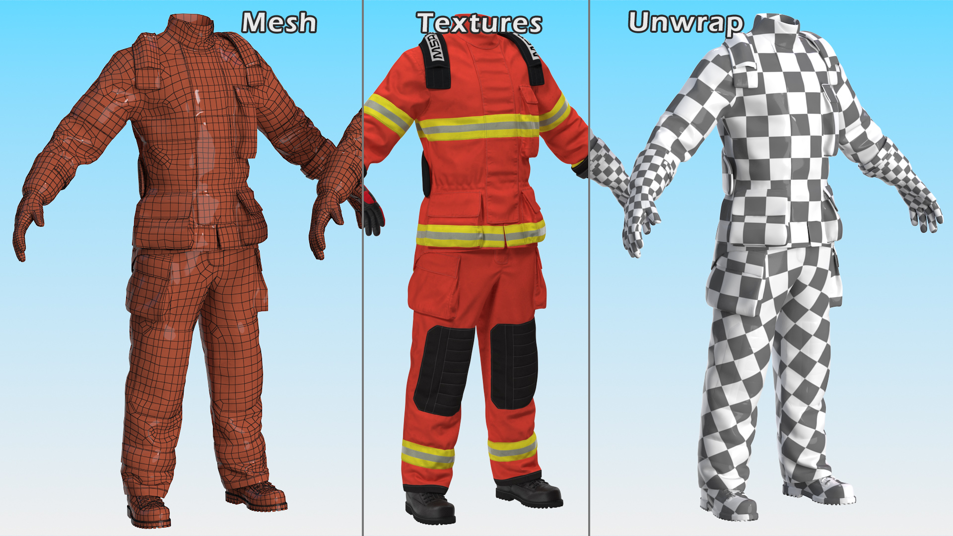 Firefighting Suit 3D