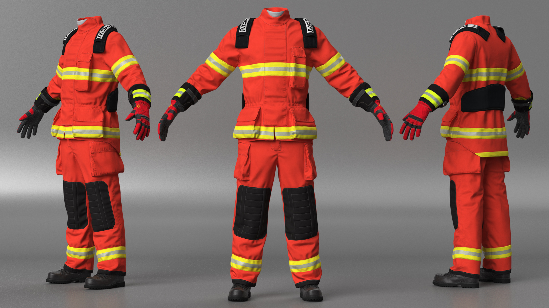 Firefighting Suit 3D