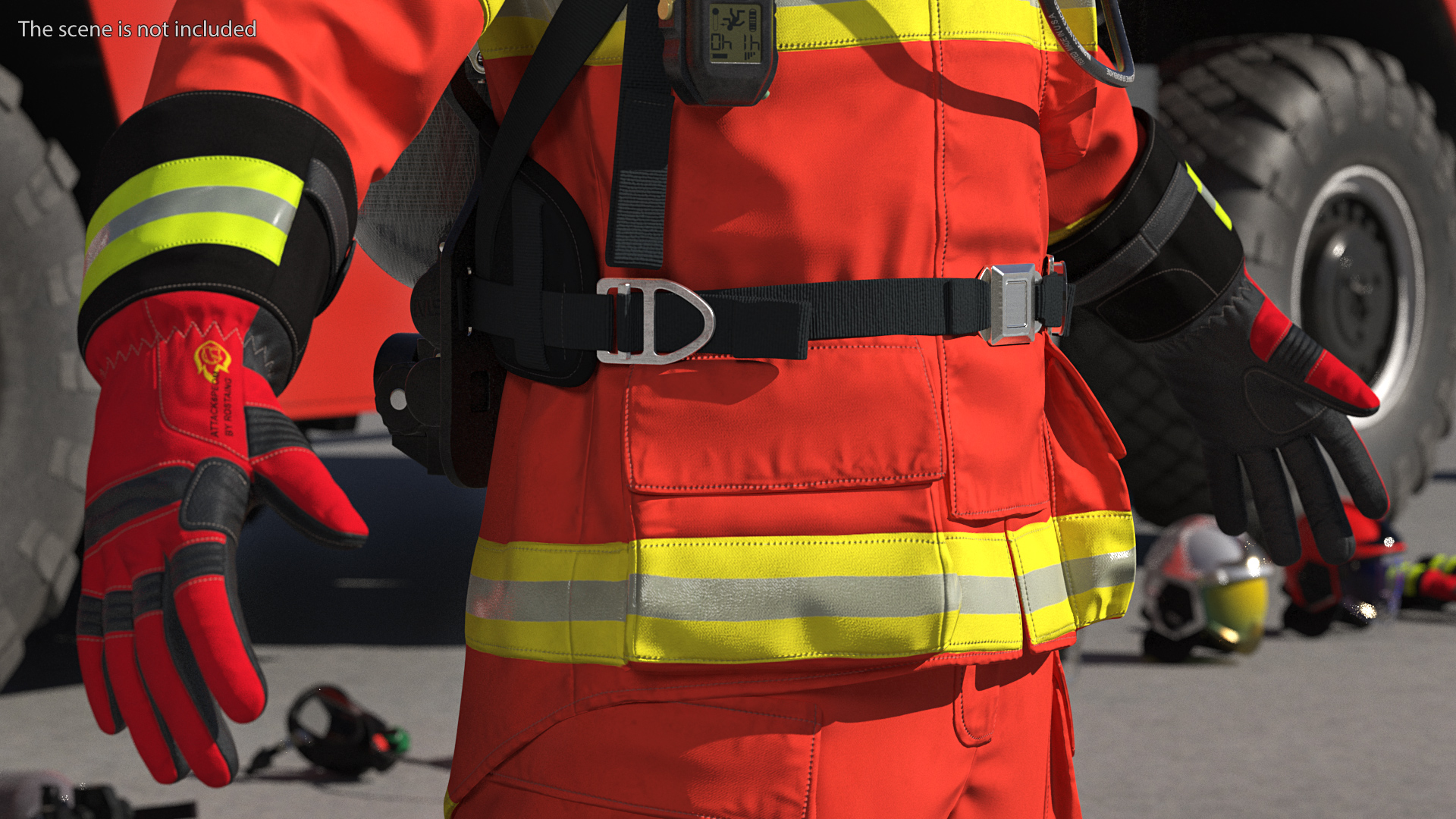 Firefighting Suit 3D