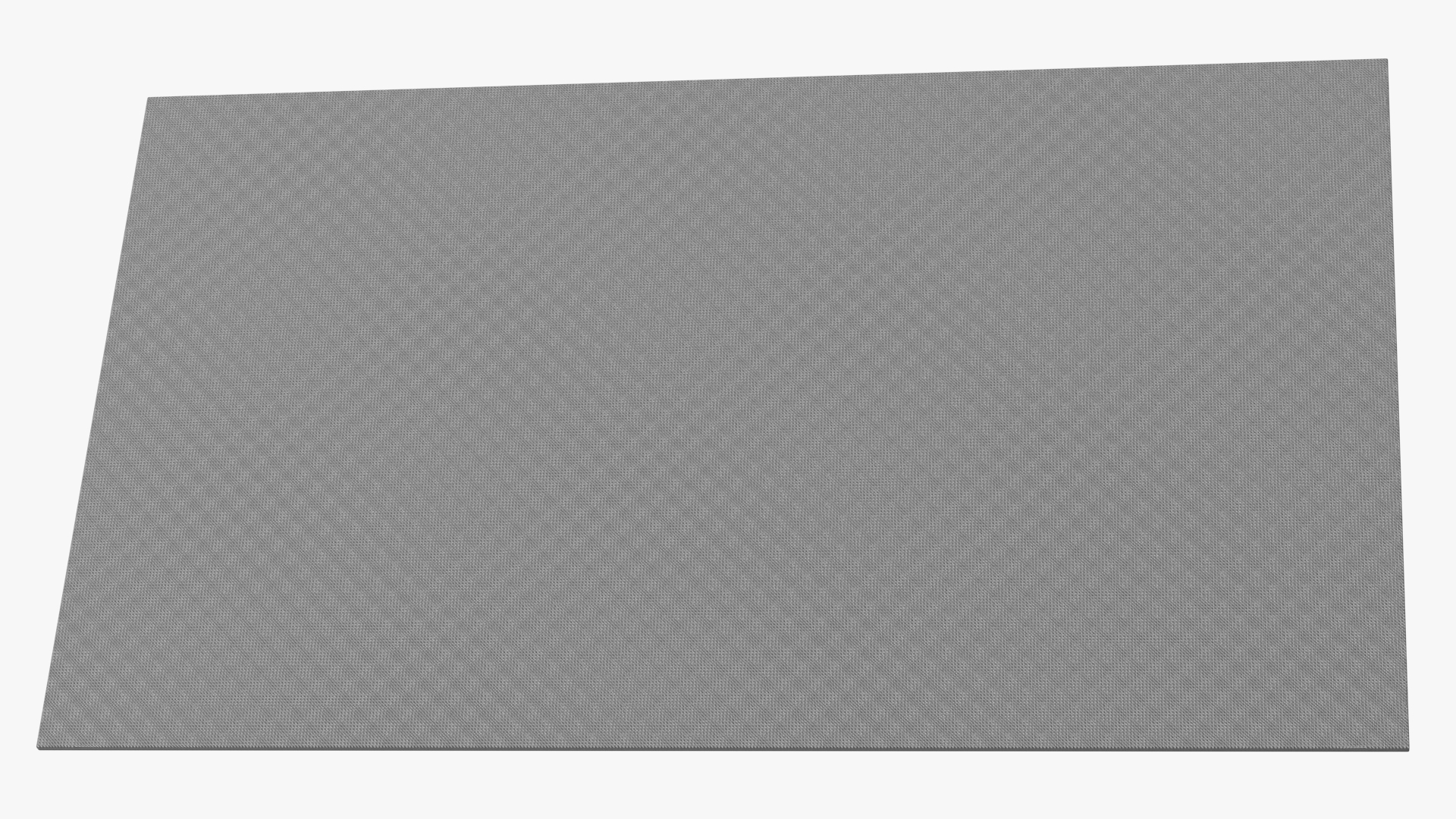 3D Meander Grey Rectangular Door Mats Fur model