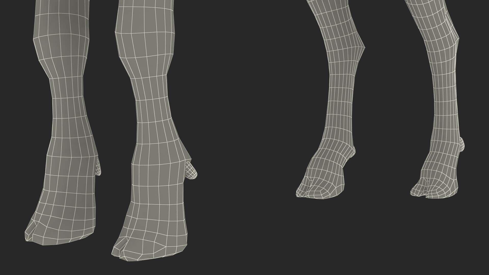 Alpine Ibex Stand Pose 3D