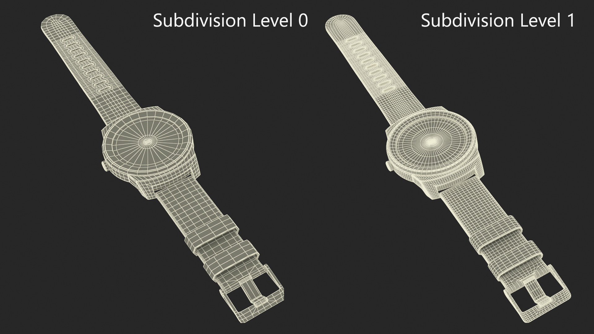 3D model Modern Wristwatch LG