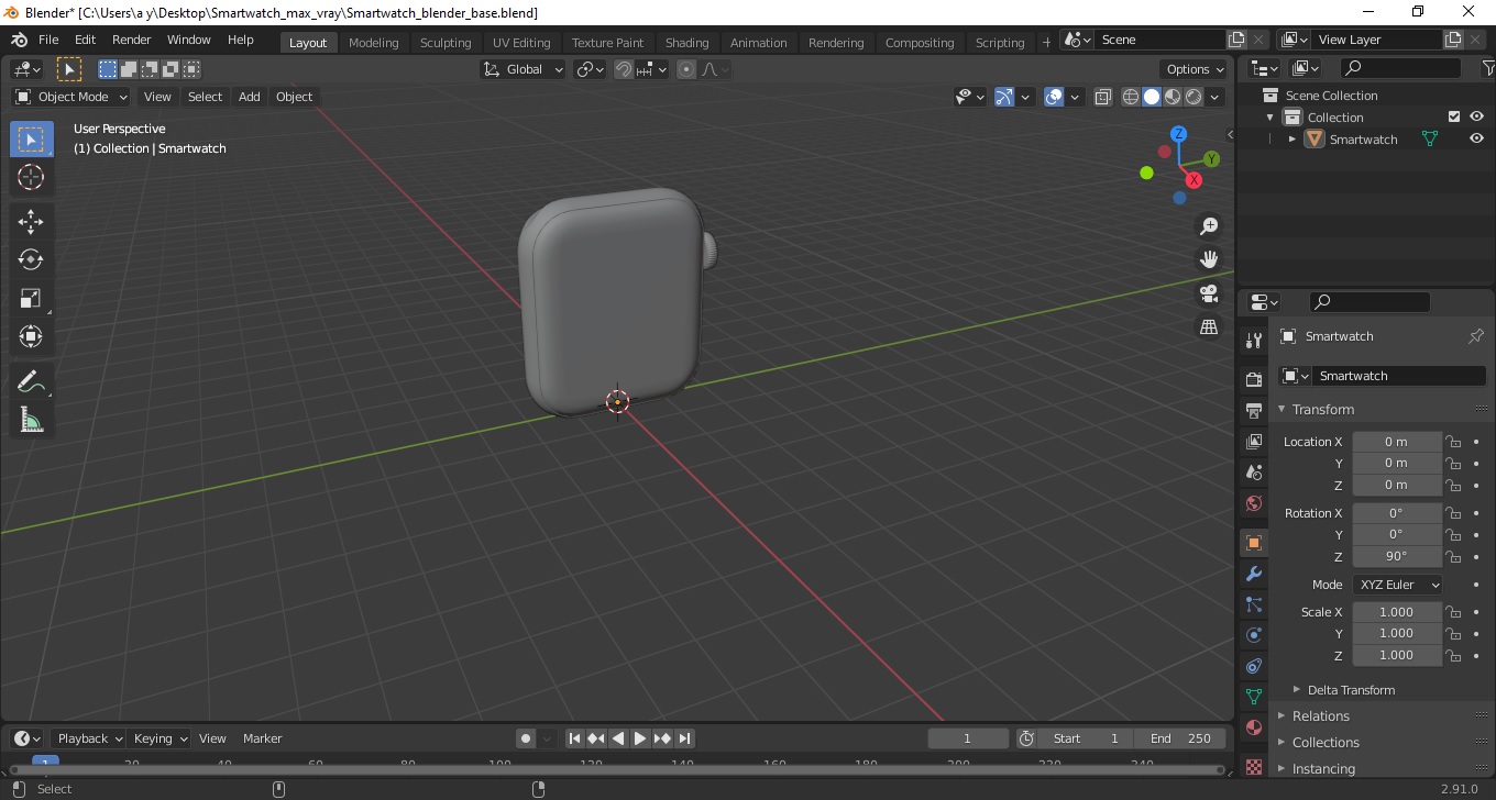 3D model Smartwatch