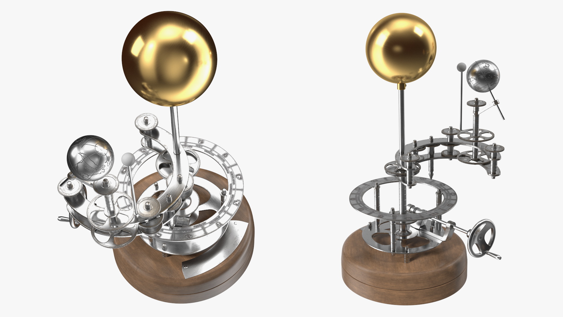 3D Vintage Table with Old Stuff model