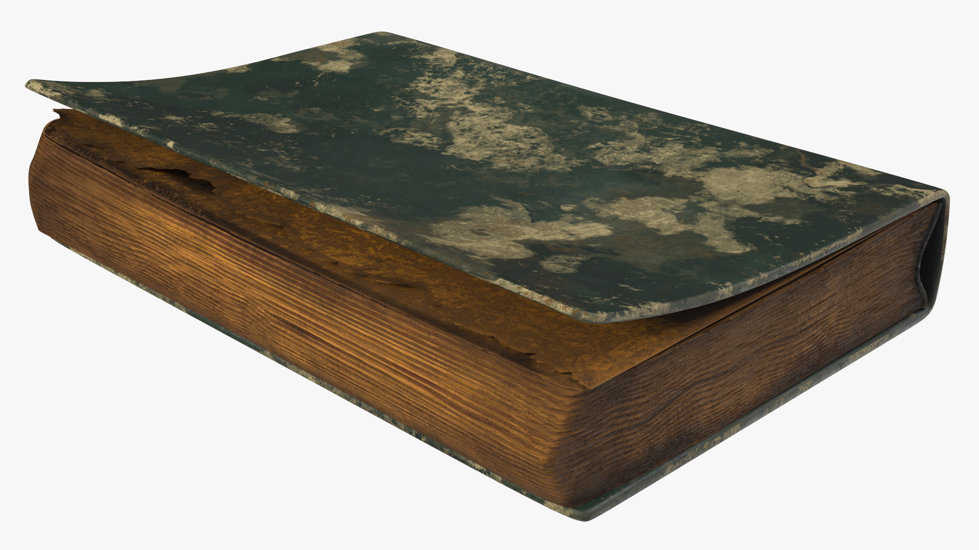 3D Vintage Table with Old Stuff model