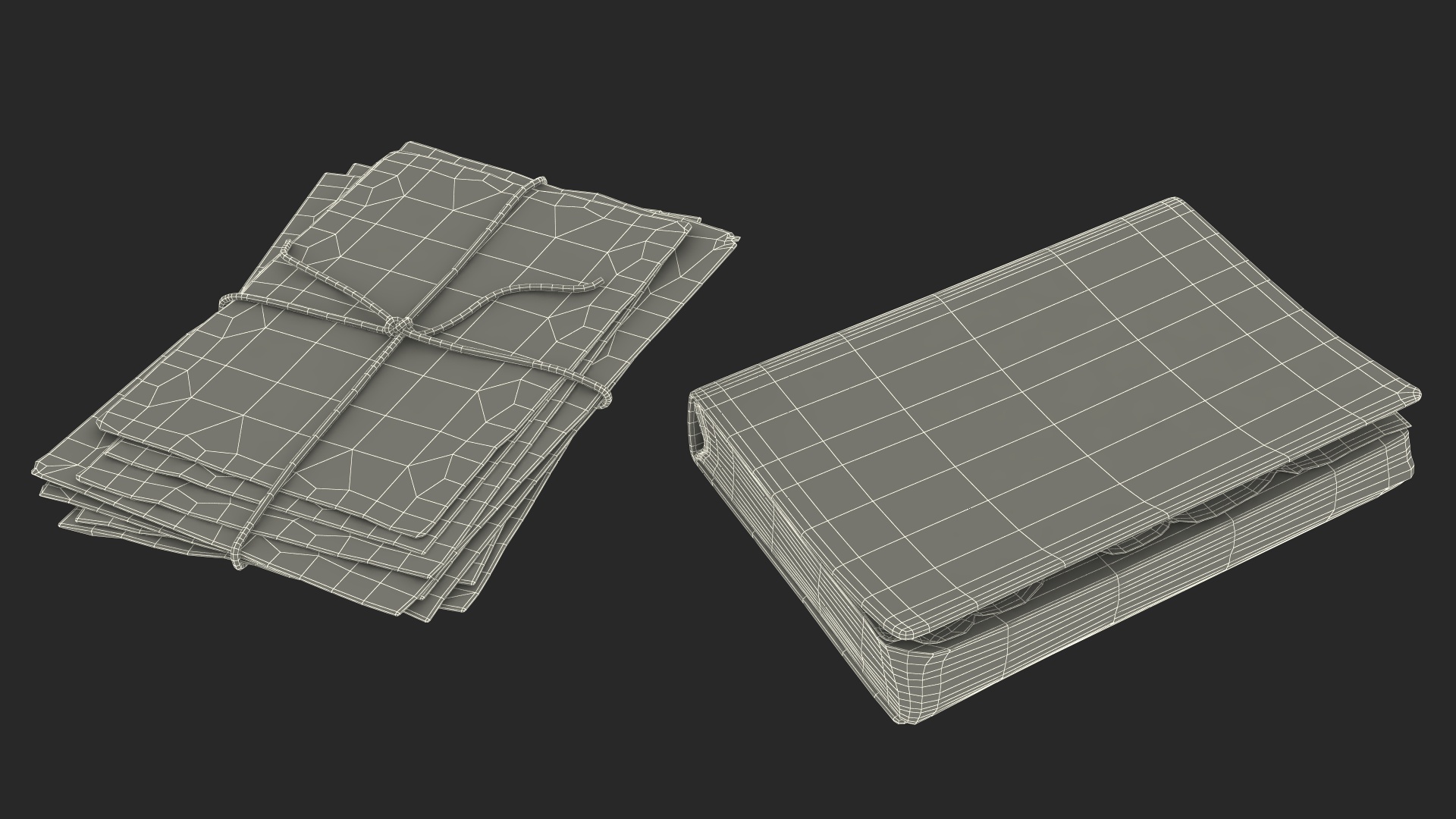3D Vintage Table with Old Stuff model