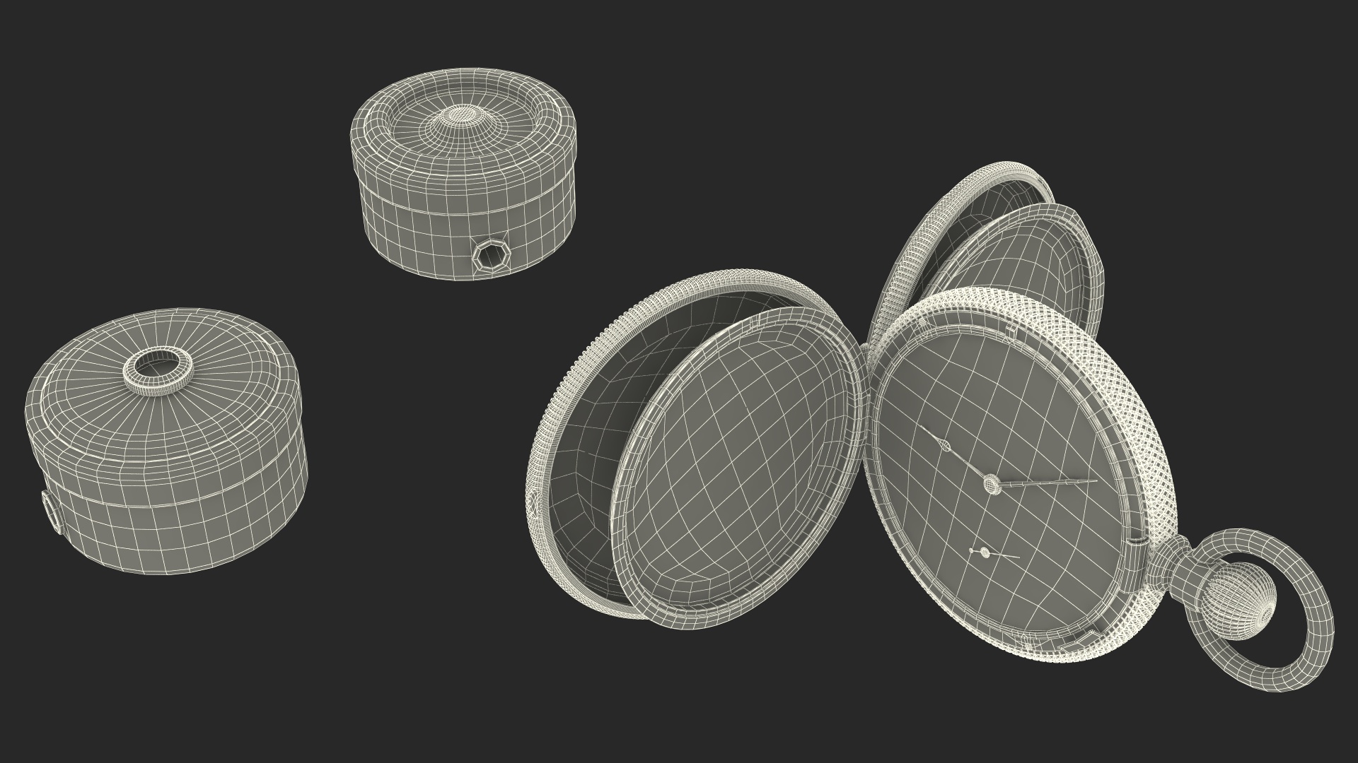 3D Vintage Table with Old Stuff model