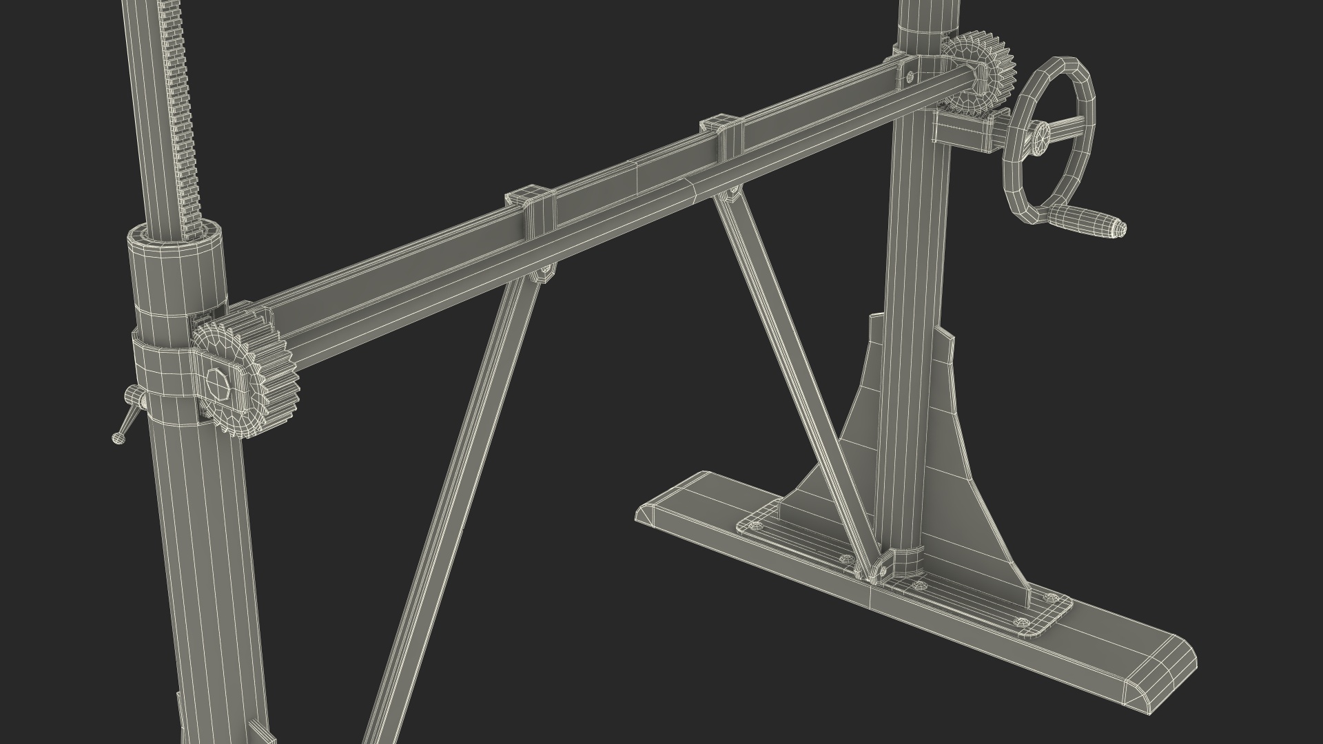 3D Vintage Table with Old Stuff model