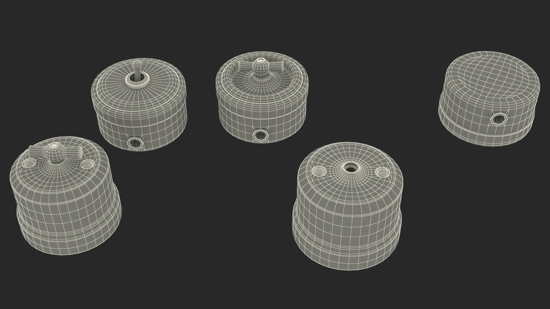 3D Vintage Table with Old Stuff model