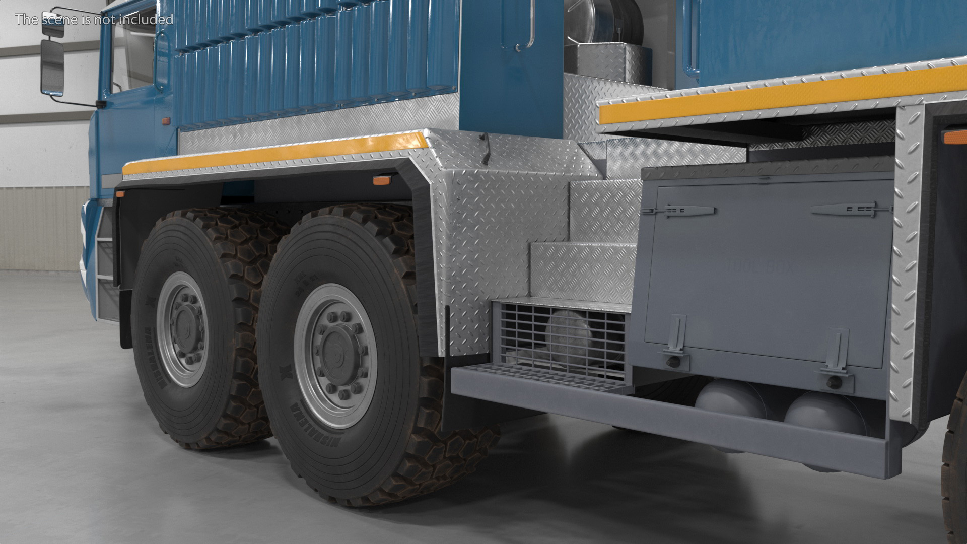 3D Heavy Hauler for Transporting Heavy Goods Rigged model