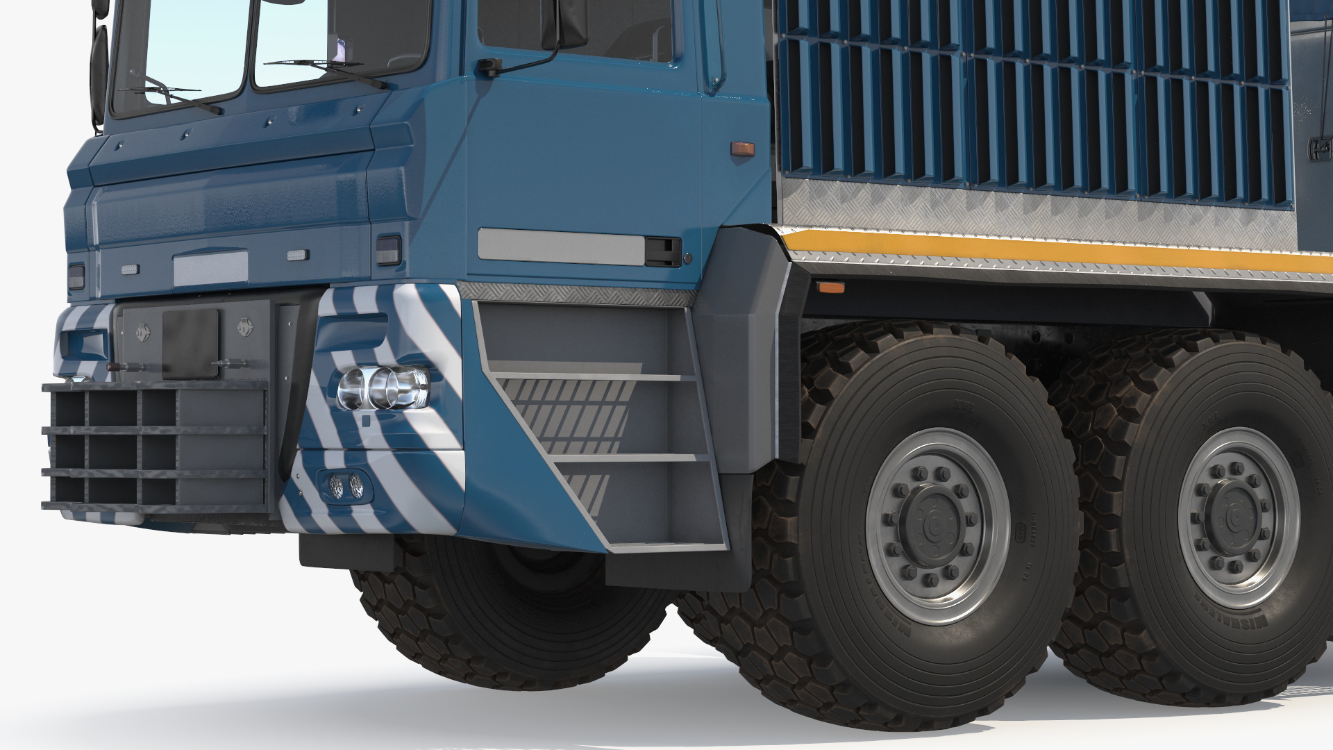 3D Heavy Hauler for Transporting Heavy Goods Rigged model