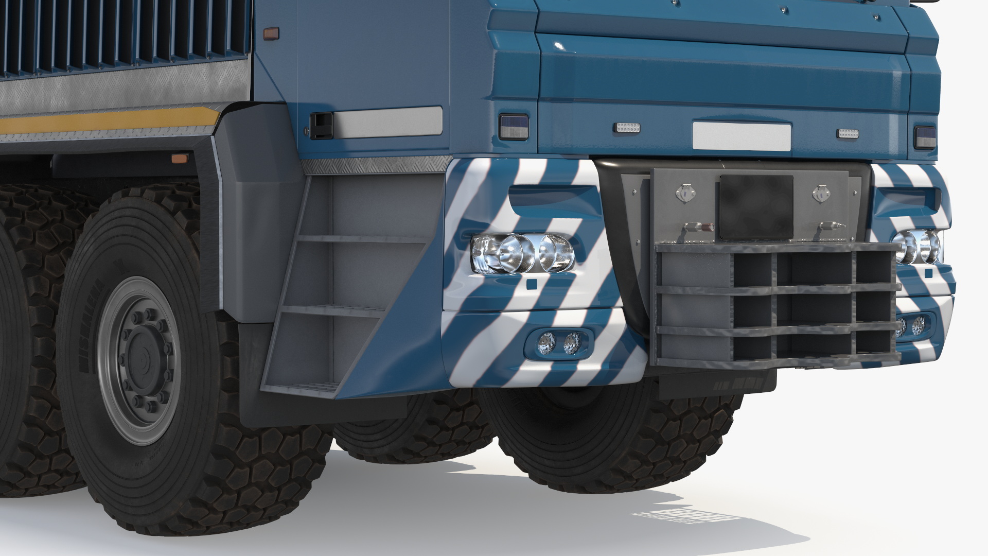3D Heavy Hauler for Transporting Heavy Goods Rigged model