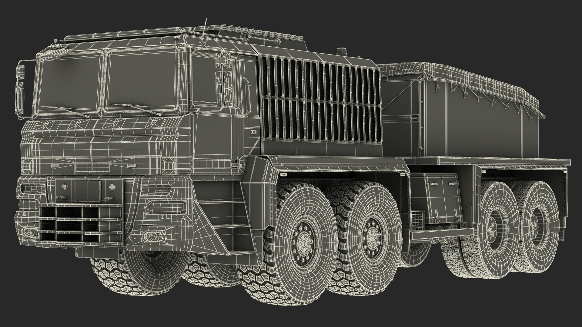 3D Heavy Hauler for Transporting Heavy Goods Rigged model