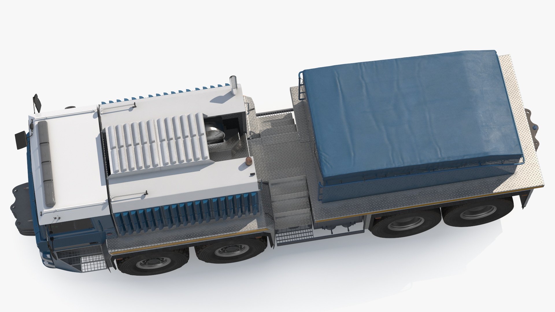 3D Heavy Hauler for Transporting Heavy Goods Rigged model