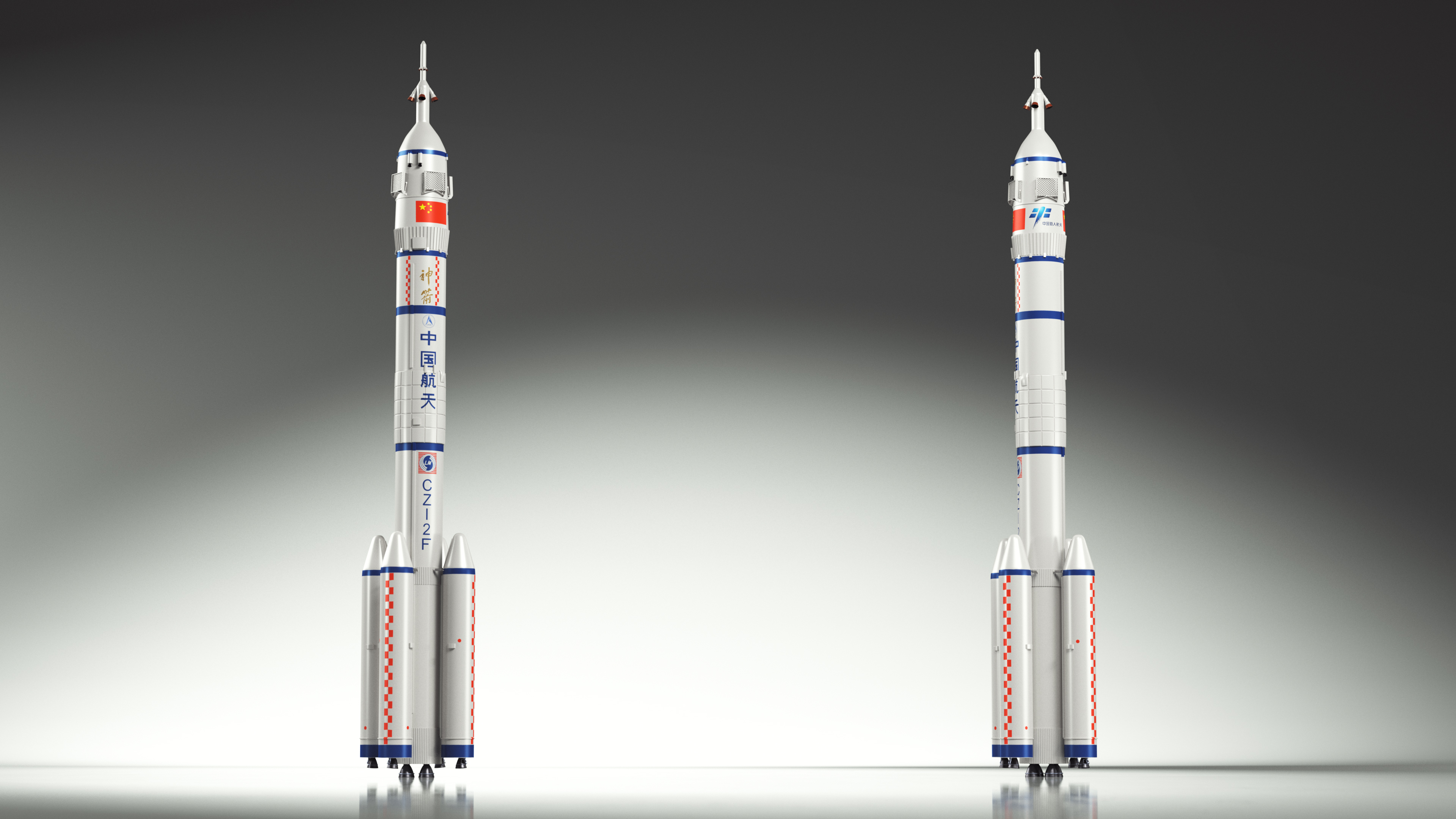 3D model Chinese Spacecraft Shenzhou 16