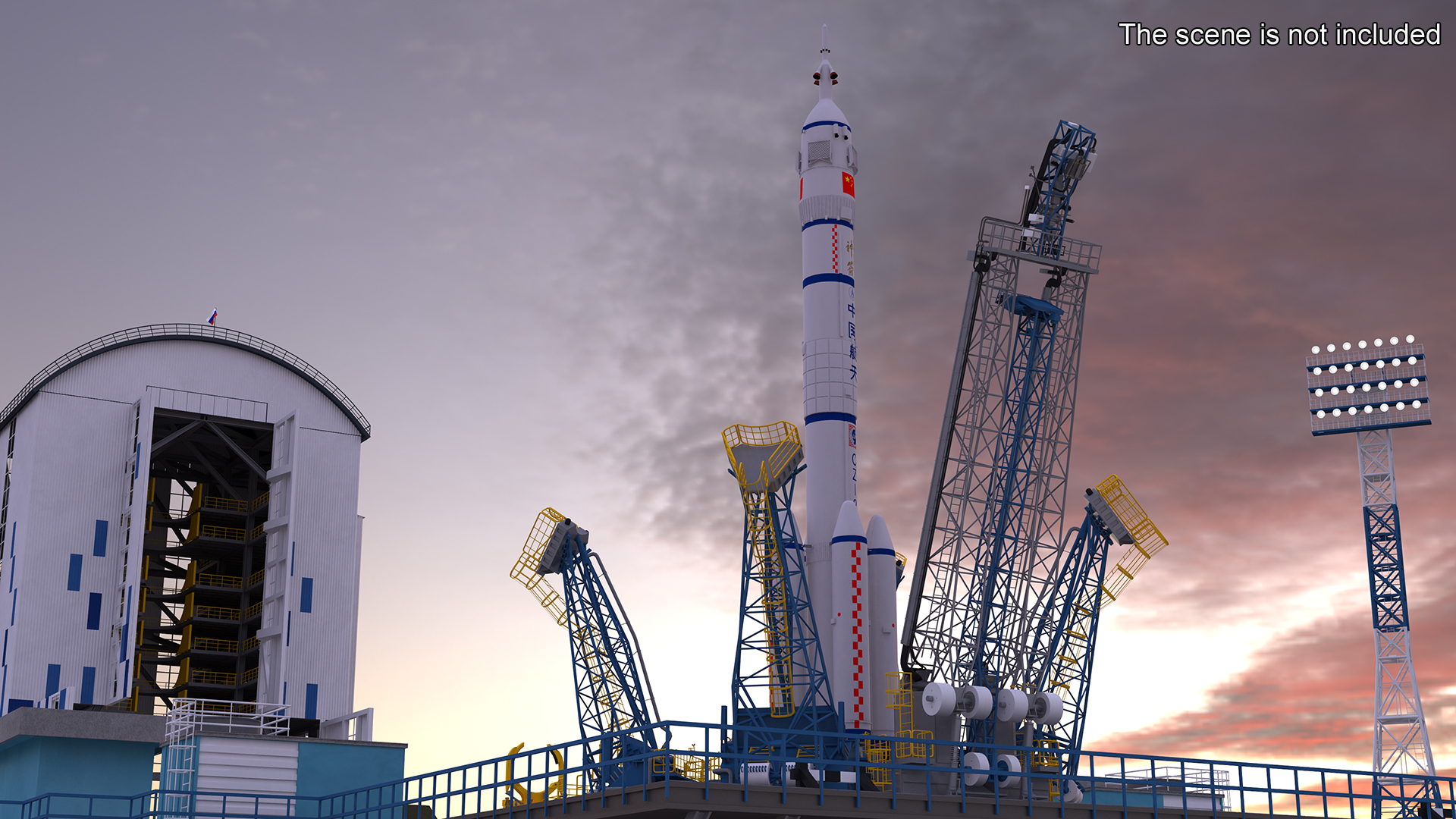 3D model Chinese Spacecraft Shenzhou 16