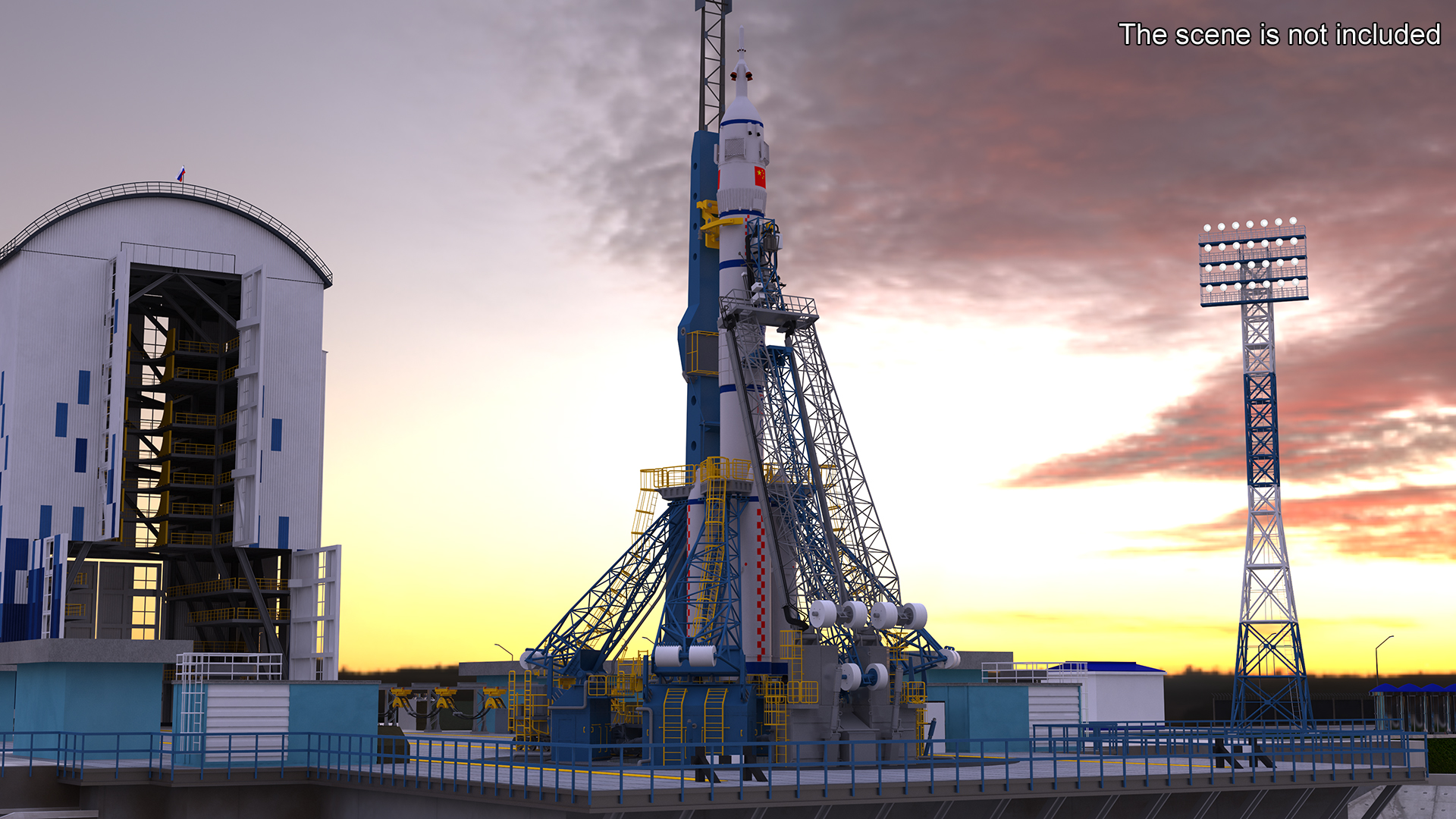 3D model Chinese Spacecraft Shenzhou 16