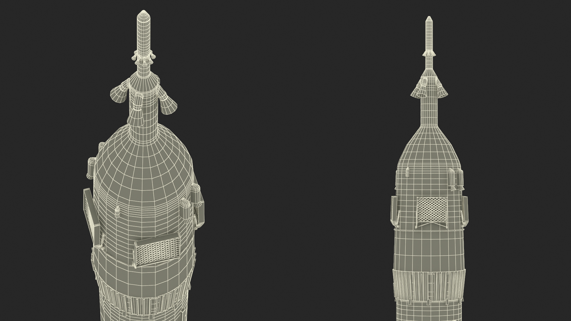 3D model Chinese Spacecraft Shenzhou 16