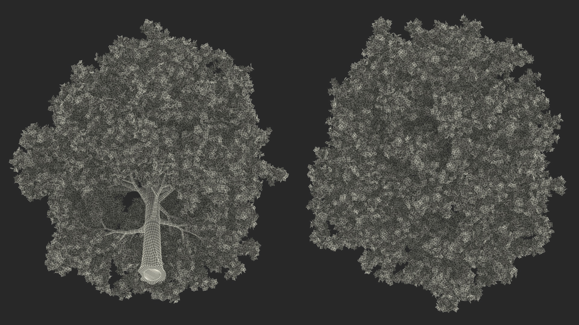 3D model Autumn Oak Tree
