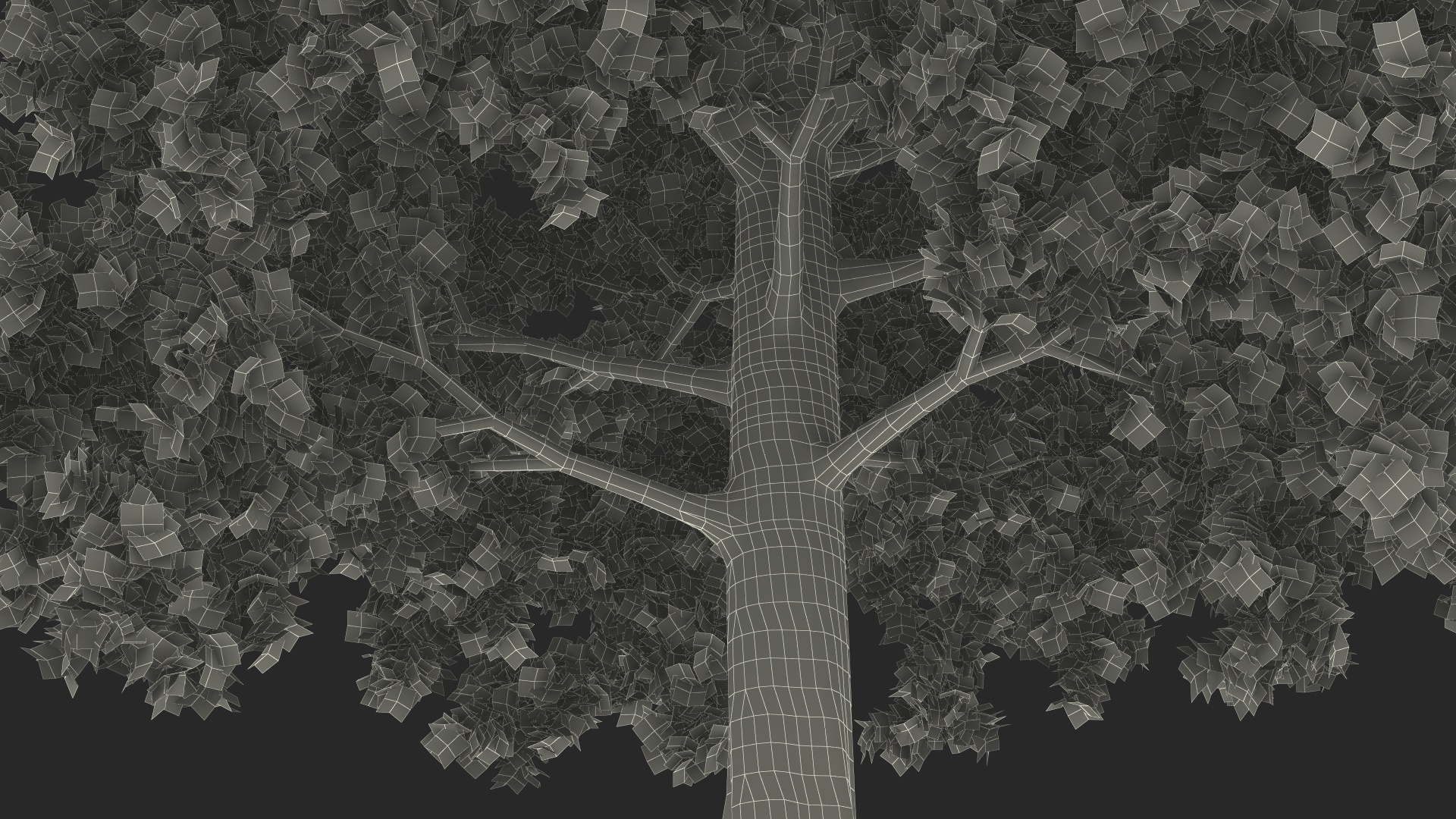3D model Autumn Oak Tree