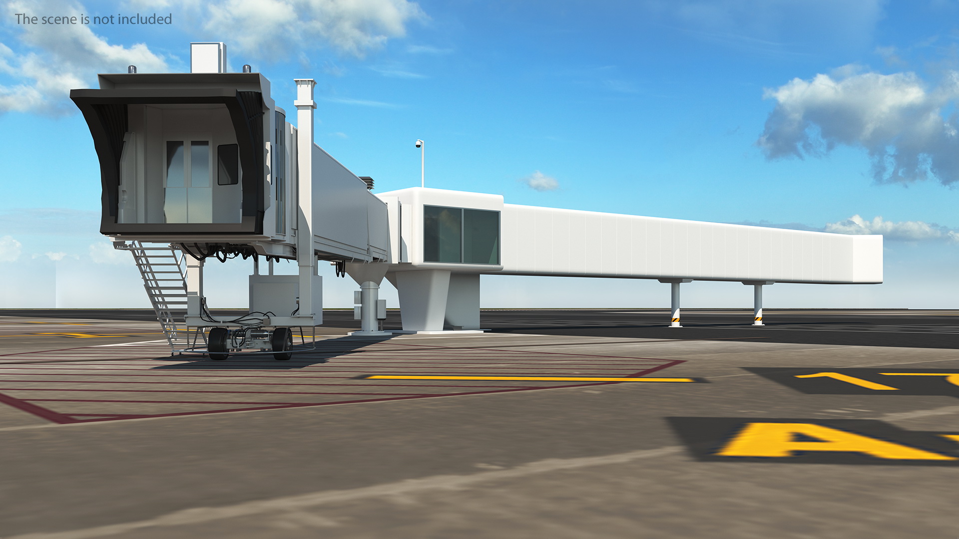 3D Airport Passenger Boarding Bridge model