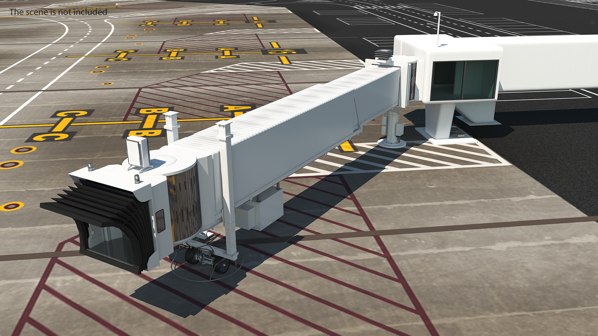 3D Airport Passenger Boarding Bridge model