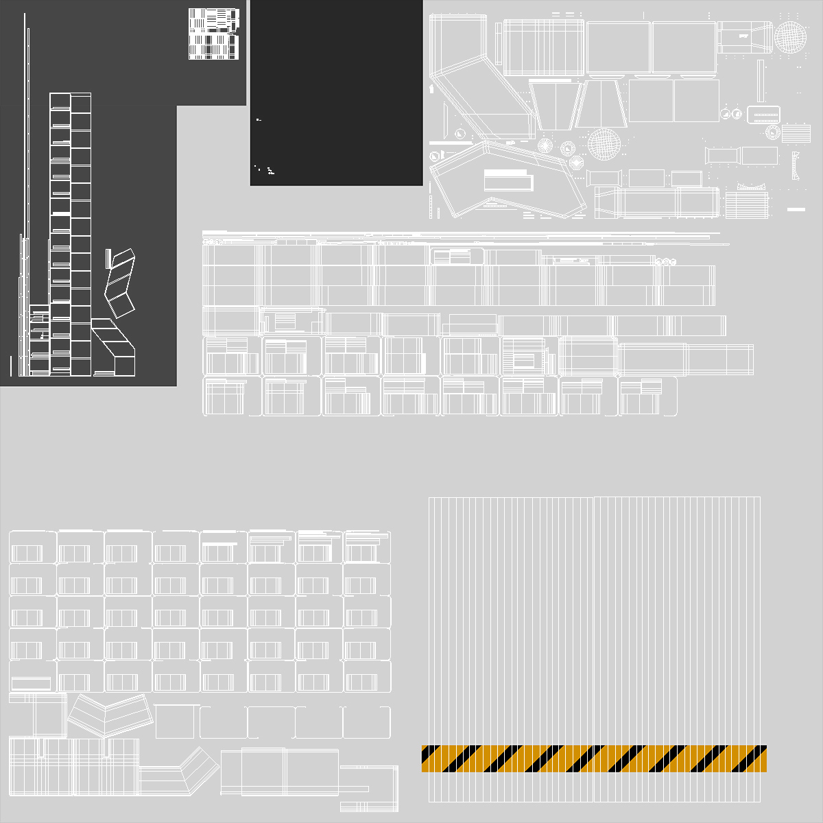 3D Airport Passenger Boarding Bridge model