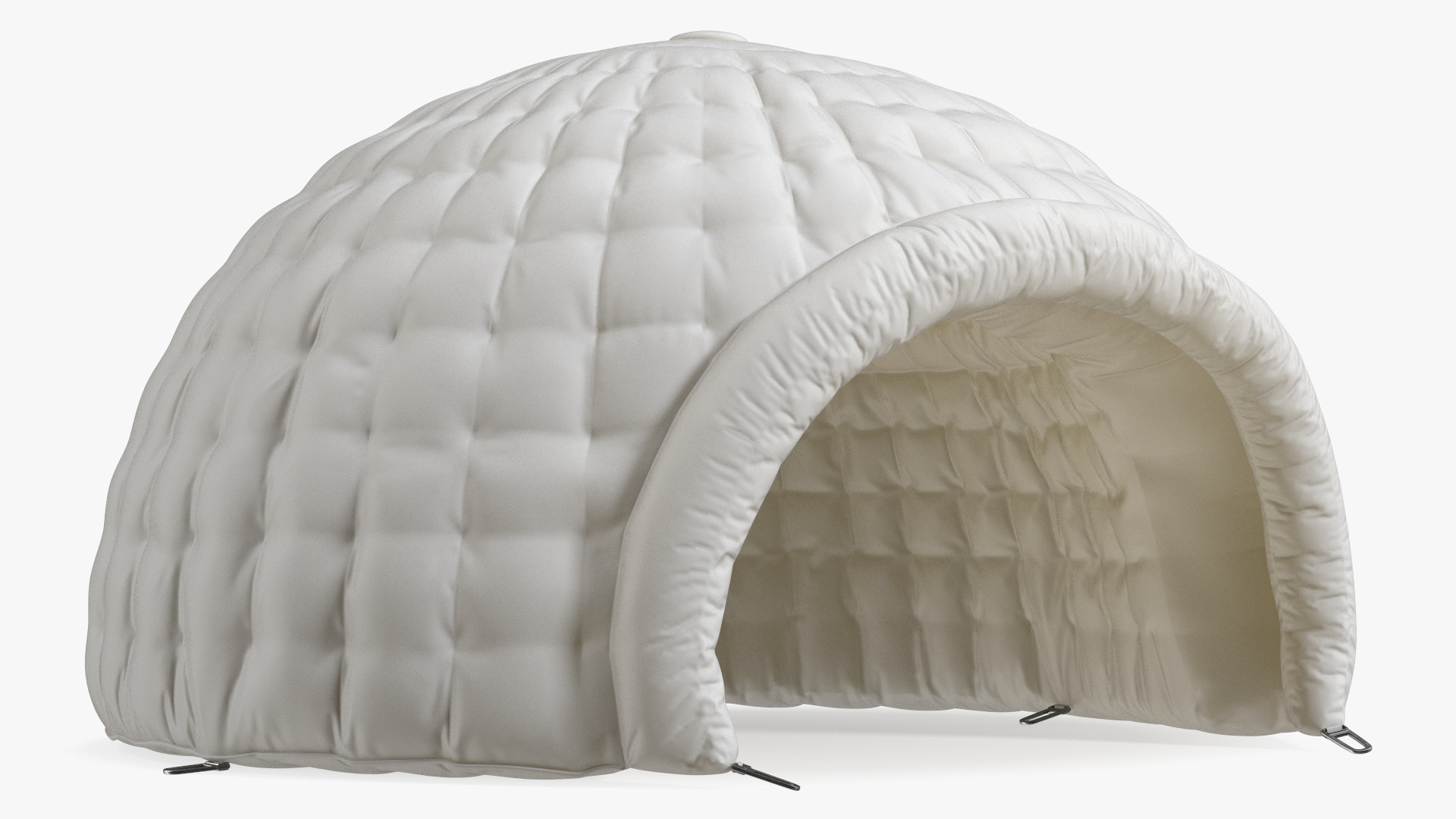 Inflatable Igloo Tent White 3D
