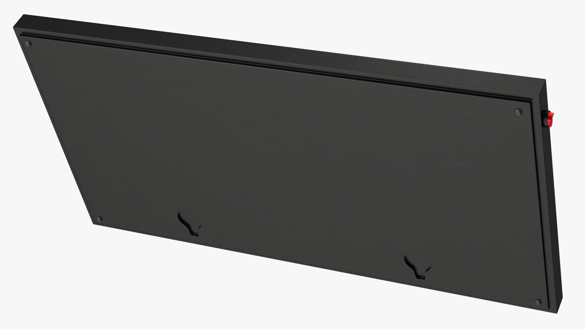 Cafe Sign Bright Blue LED Light ON 3D model