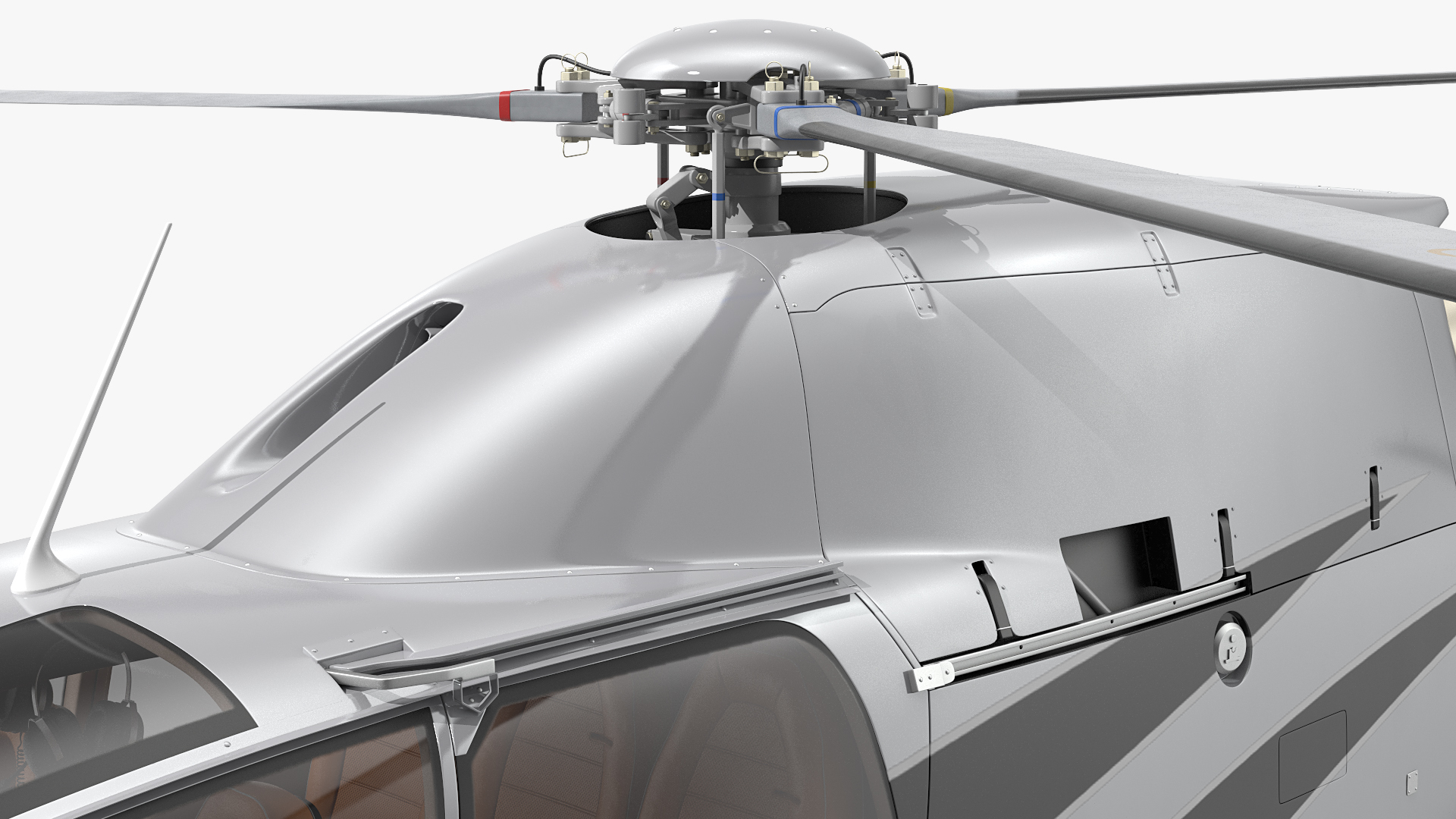 Airbus H120 Lightweight Helicopter 3D model