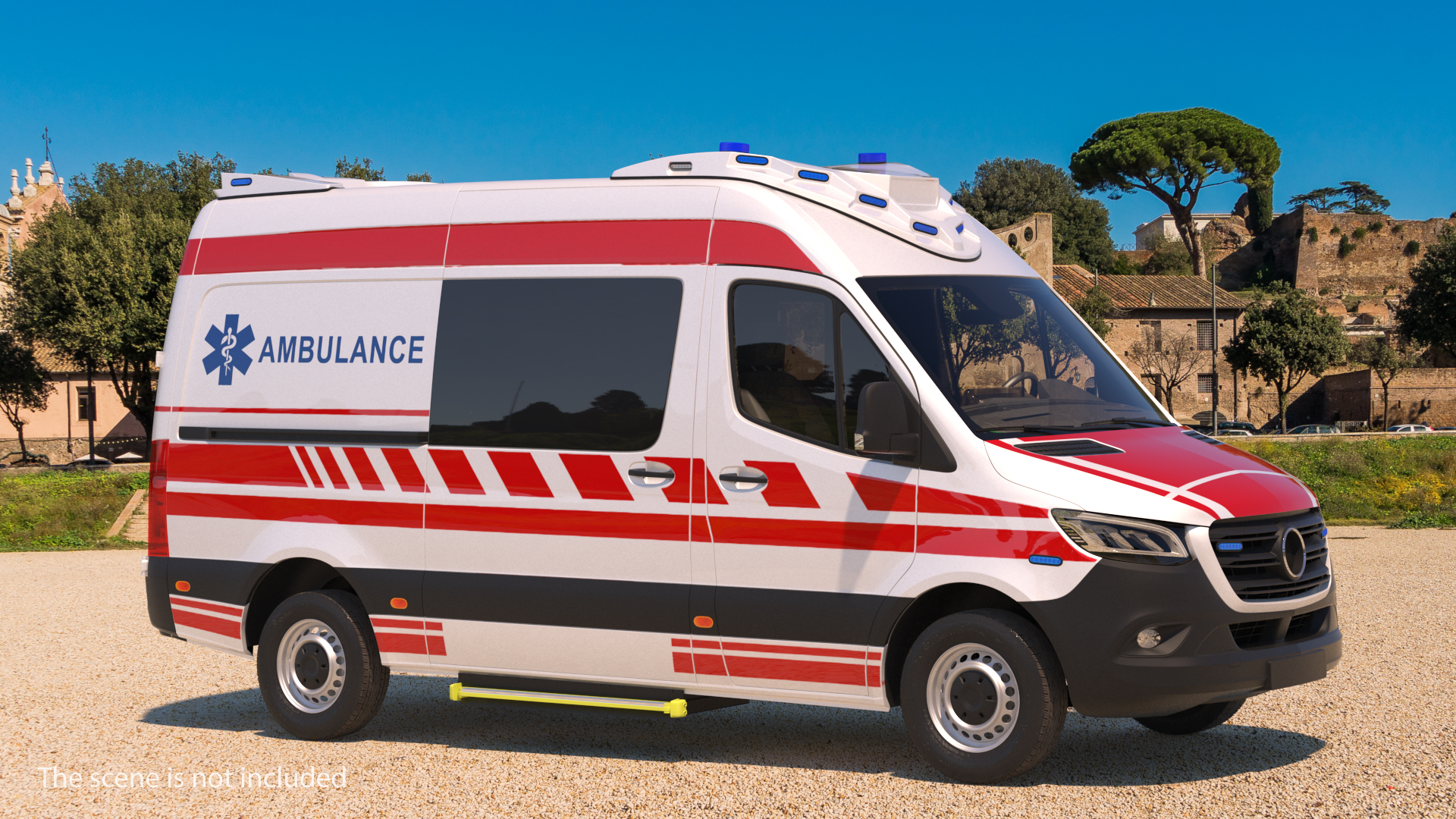 3D Modern Paramedic Ambulance