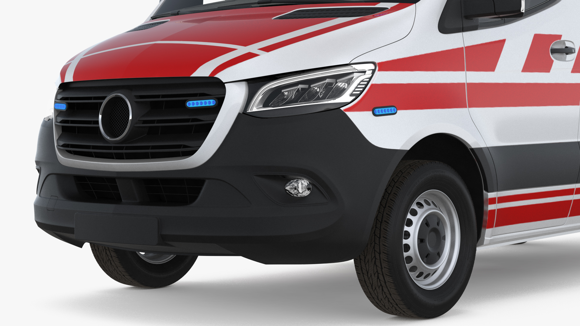 3D Modern Paramedic Ambulance