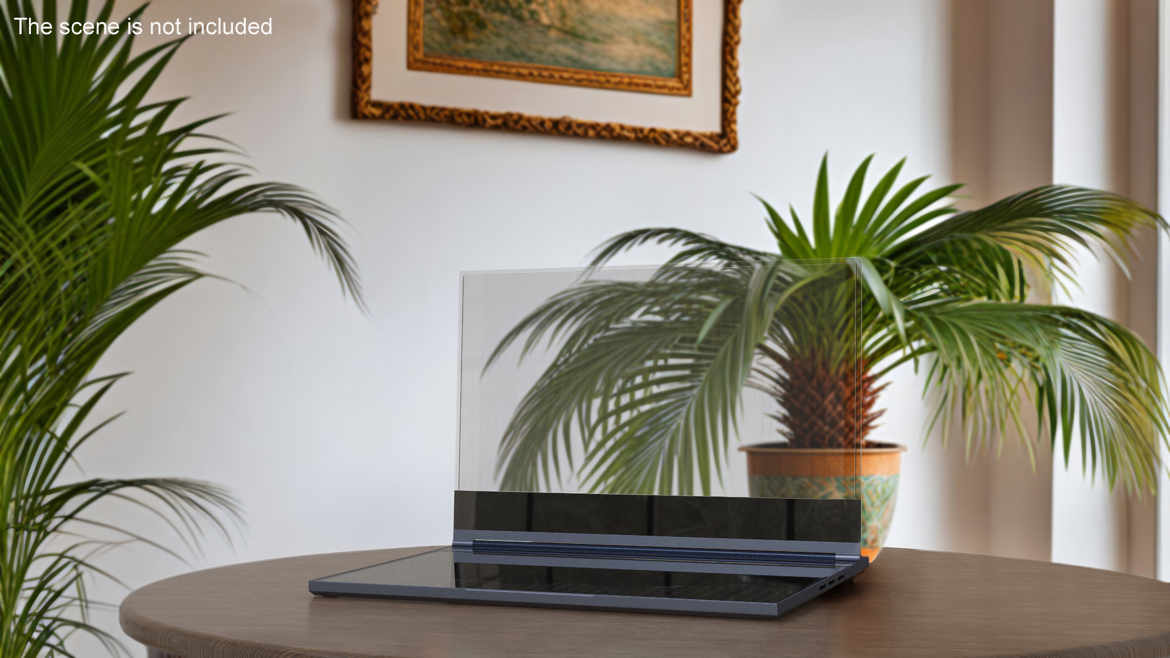 3D Lenovo Transparent Display Laptop model