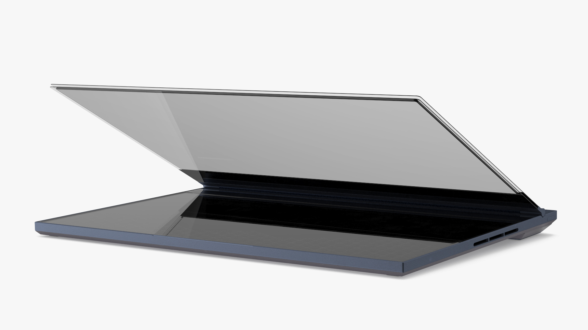 3D Lenovo Transparent Display Laptop model