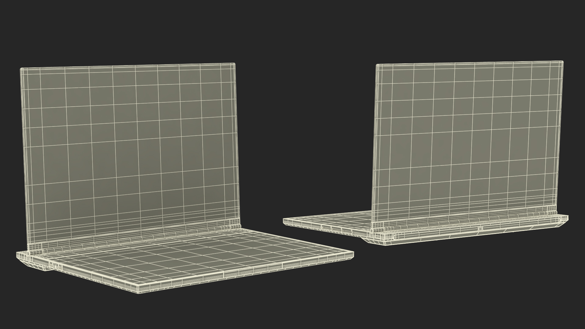 3D Lenovo Transparent Display Laptop model