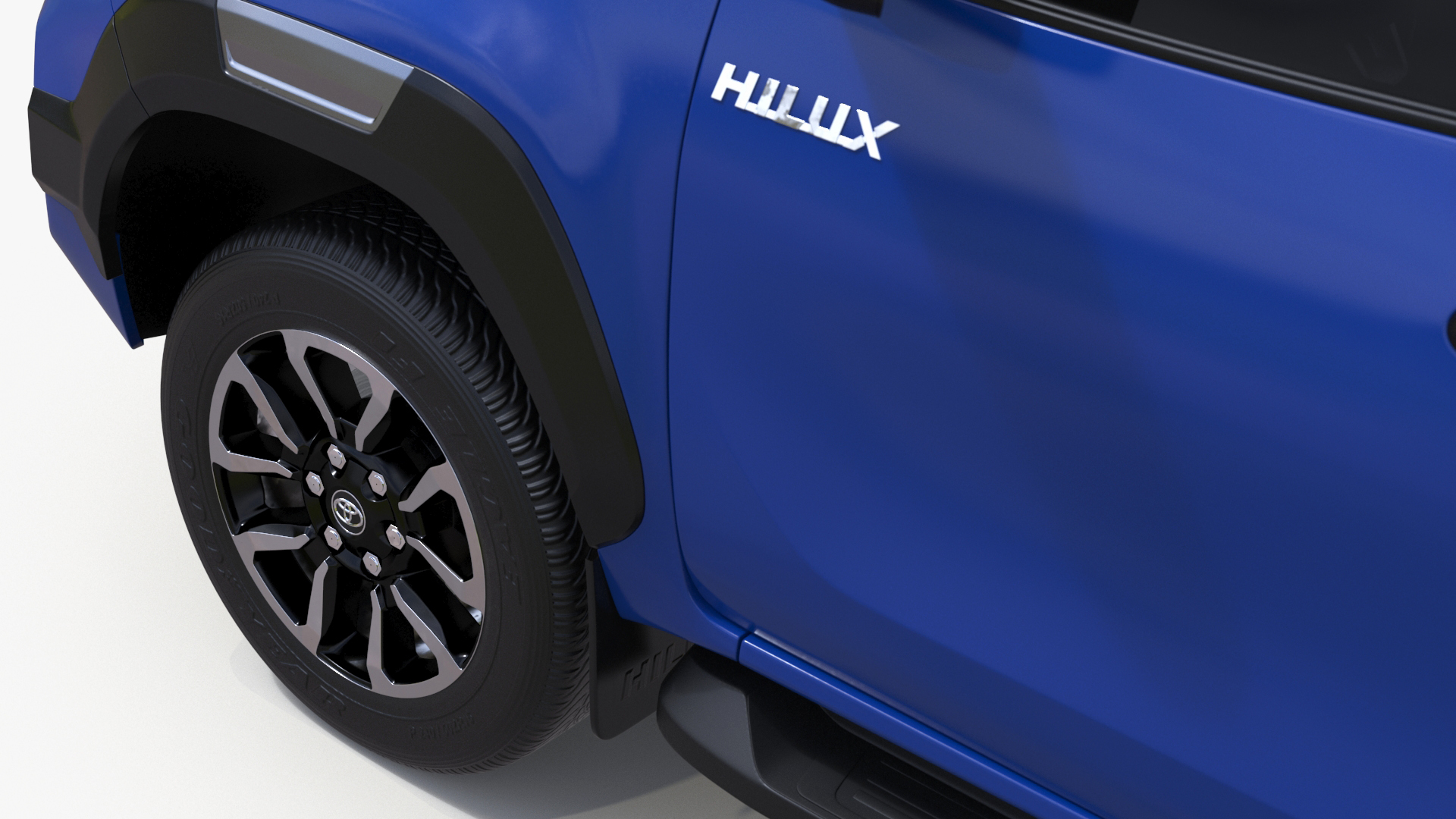 Toyota Hilux 2022 Blue 3D