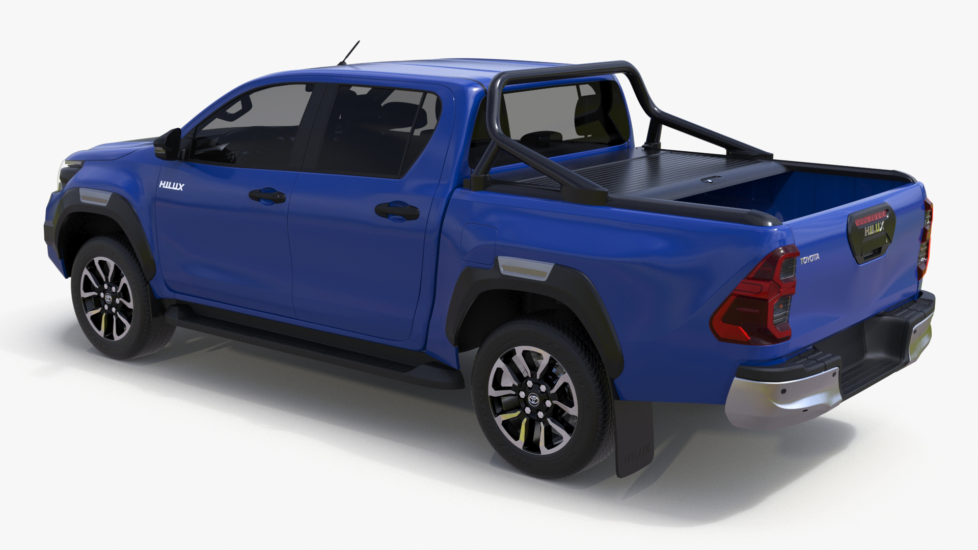 Toyota Hilux 2022 Blue 3D