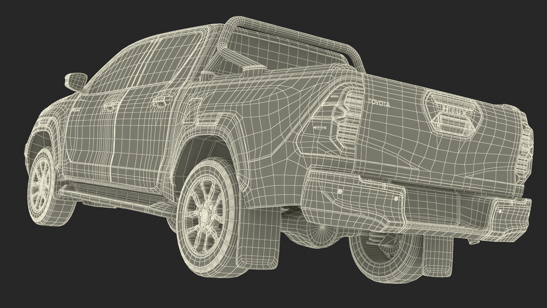 Toyota Hilux 2022 Blue 3D