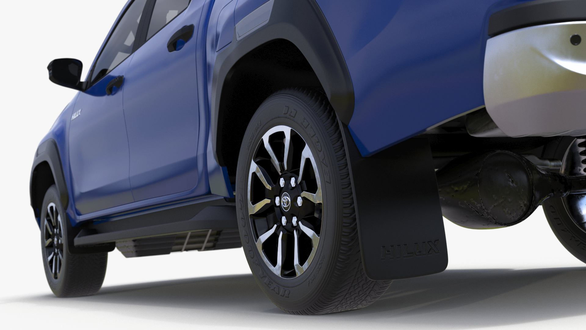 Toyota Hilux 2022 Blue 3D