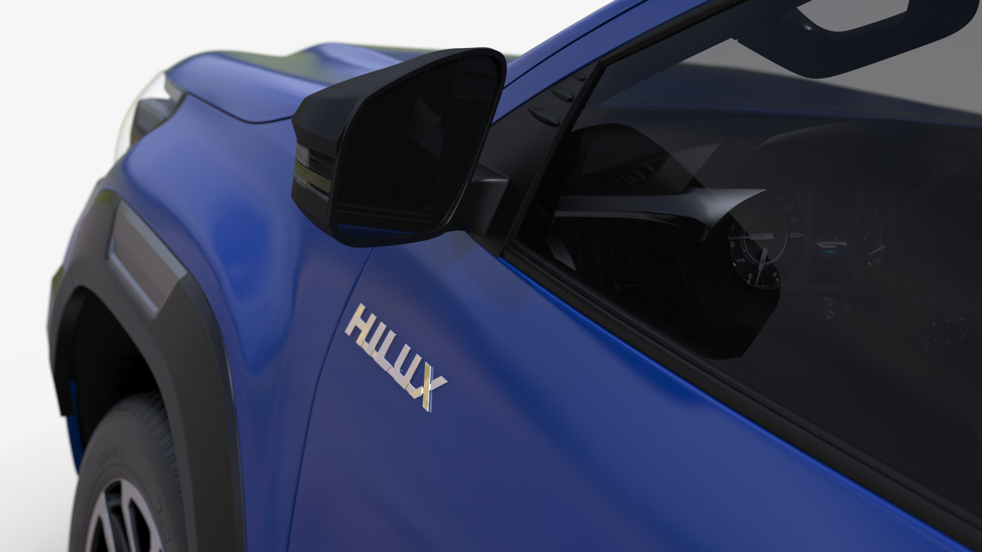 Toyota Hilux 2022 Blue 3D