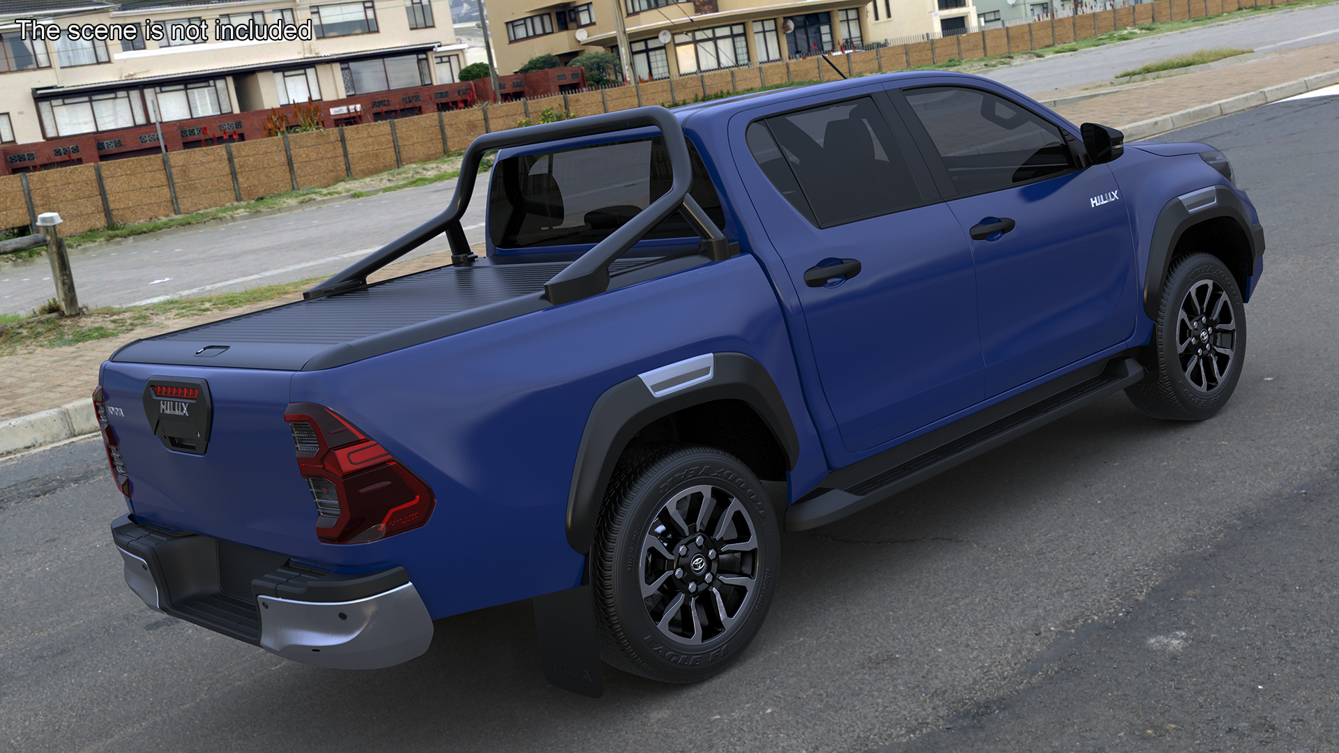 Toyota Hilux 2022 Blue 3D