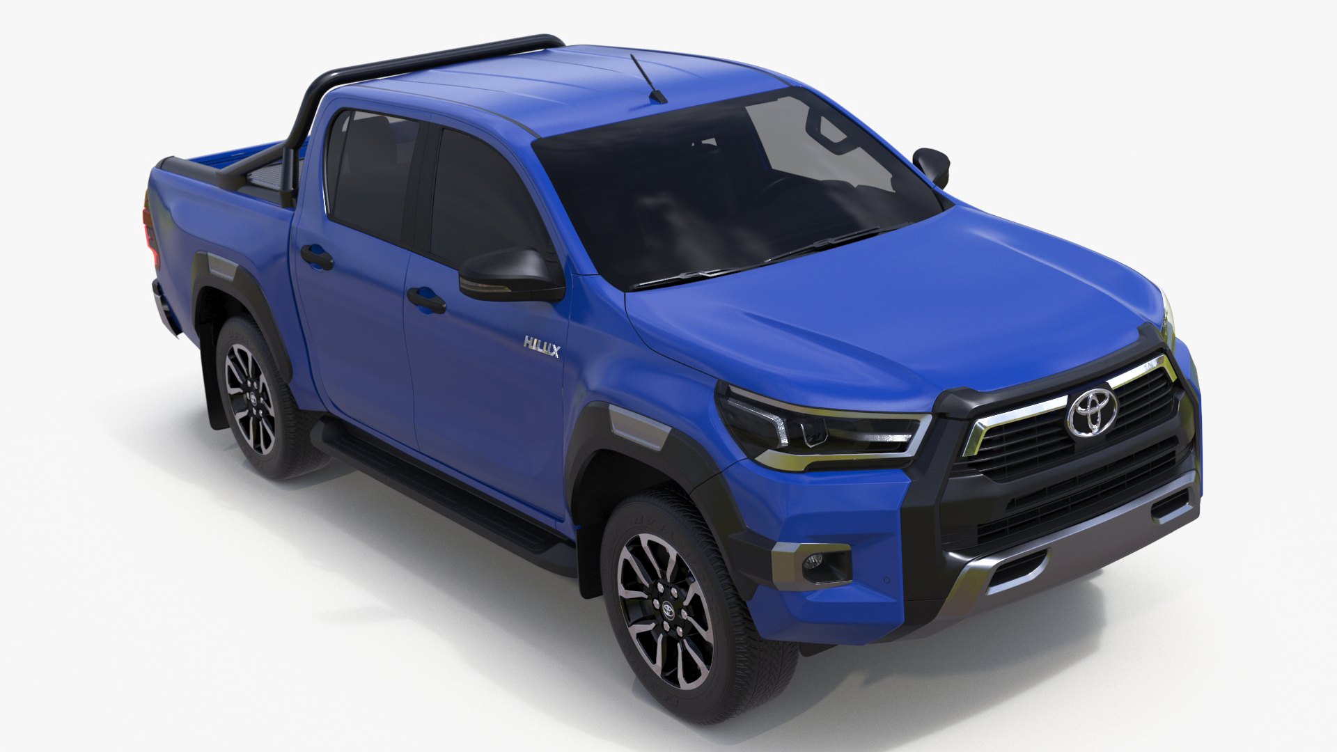 Toyota Hilux 2022 Blue 3D
