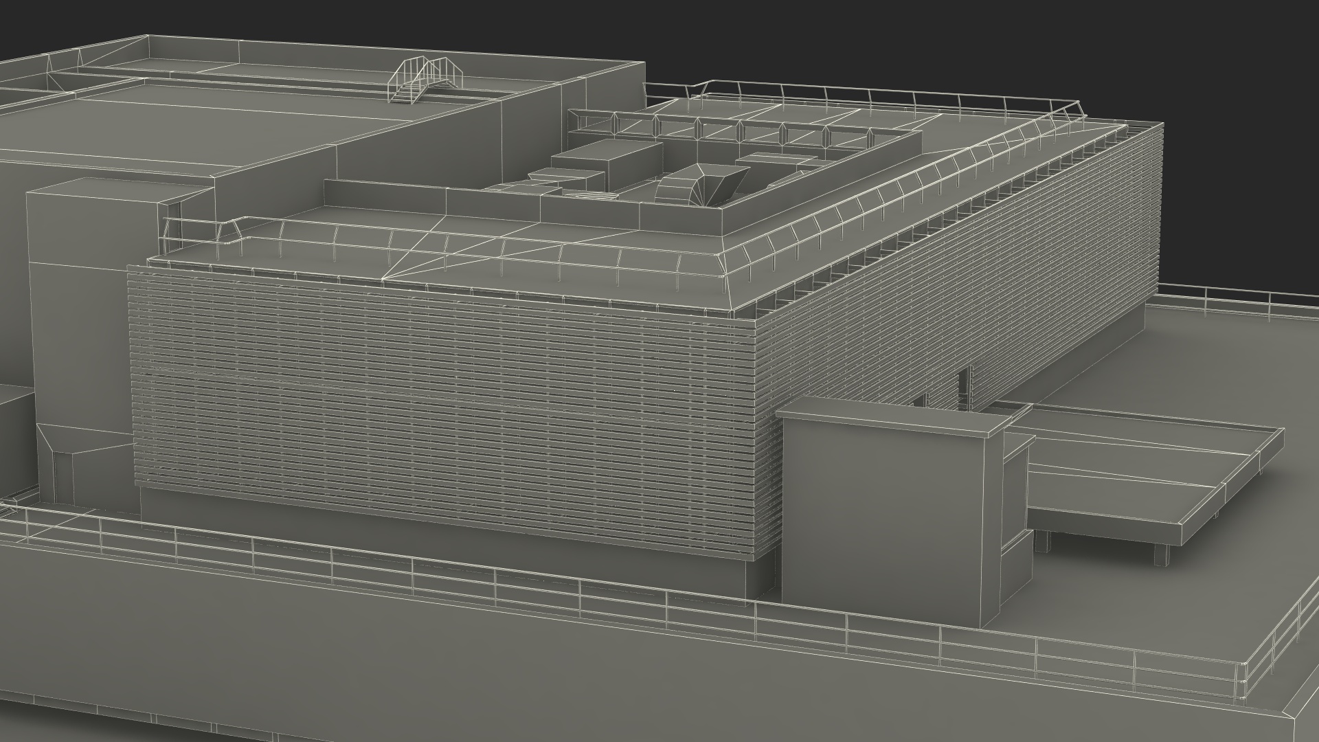 3D Vivian Beaumont Theater model