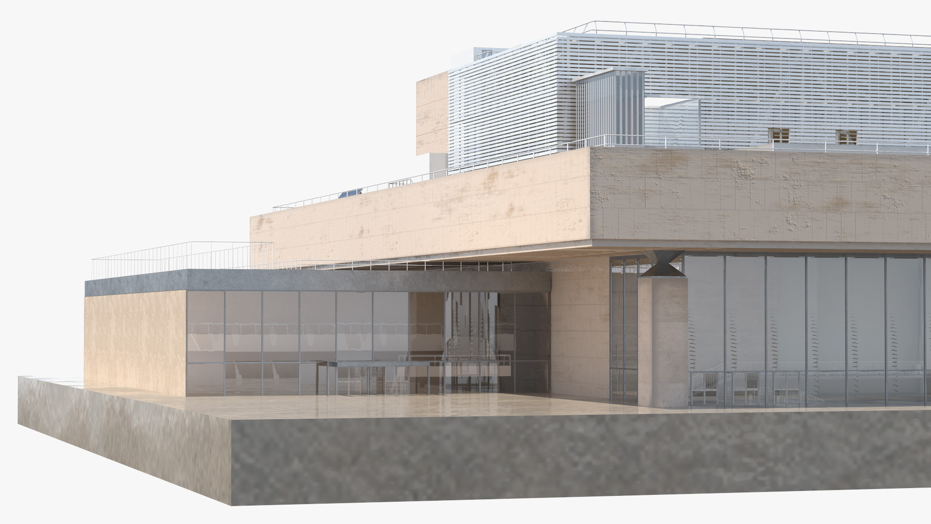 3D Vivian Beaumont Theater model